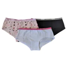 شورت دخترانه هپی شورت مدل A000 بسته 3 عددی
