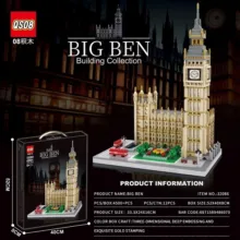 ساختنی 4500 تکه کیو اس مدل BIG BEN BUILDING COLLECTION کد 32086