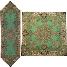ست 2 تکه رومیزی ترمه کد T218RA98