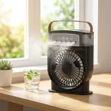 پنکه شارژی مدل Mini Portable Cooling Fan ظرفیت 1500 میلی آمپر ساعت