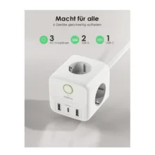 سه راهی برق اُرایمو مدل Multipr 6in1