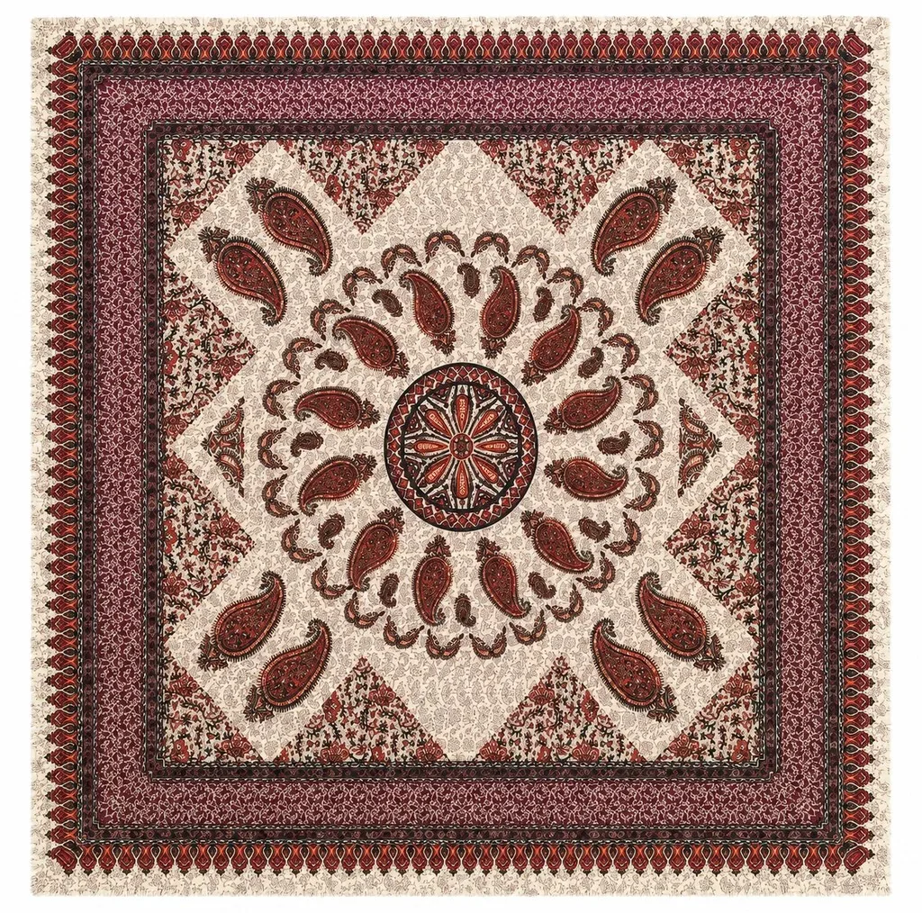 رومیزی مدل خورشیدی سایز 99*97 سانتیمتر