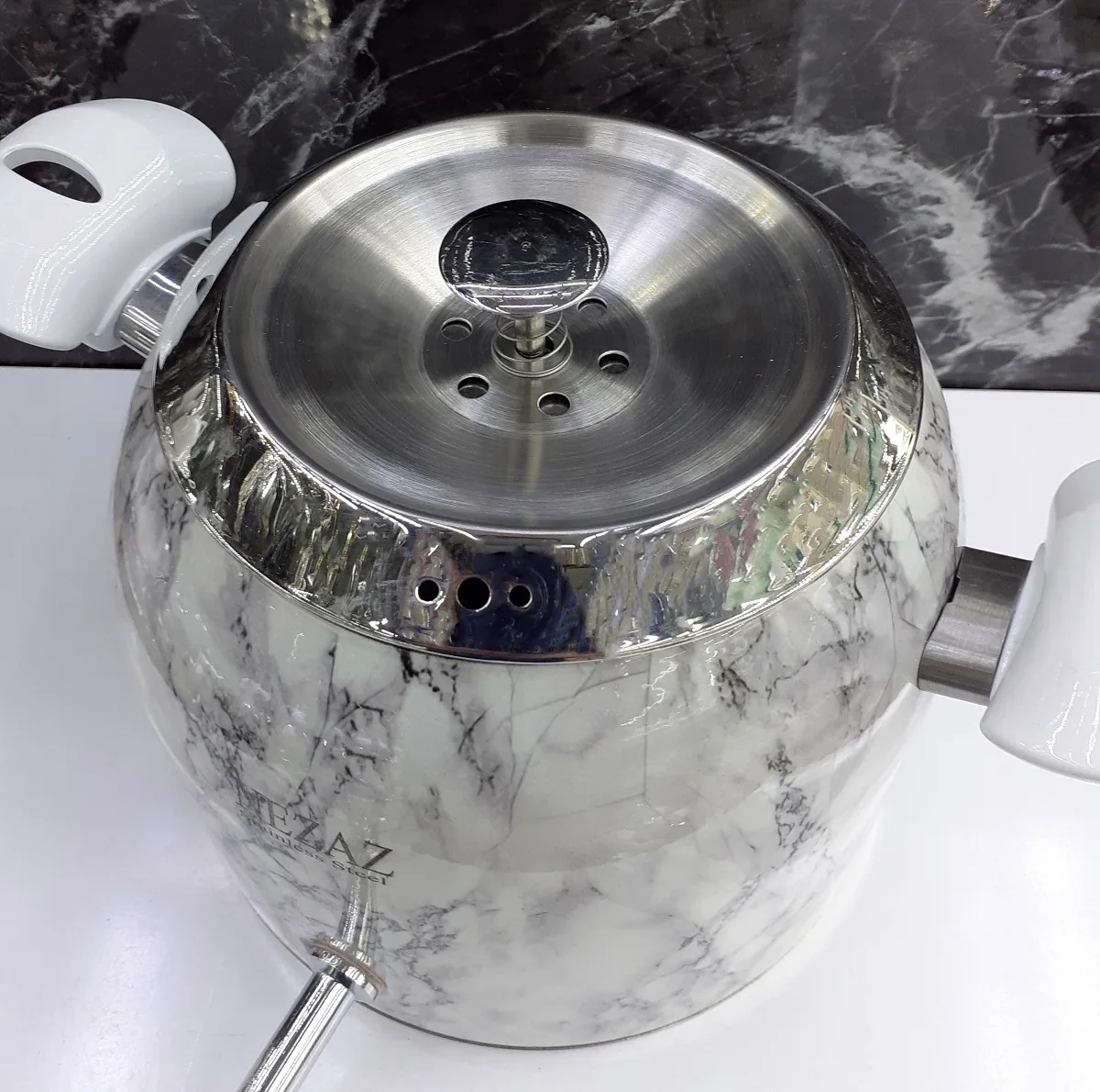 ست کتری و قوری نزاز طرح سنگ