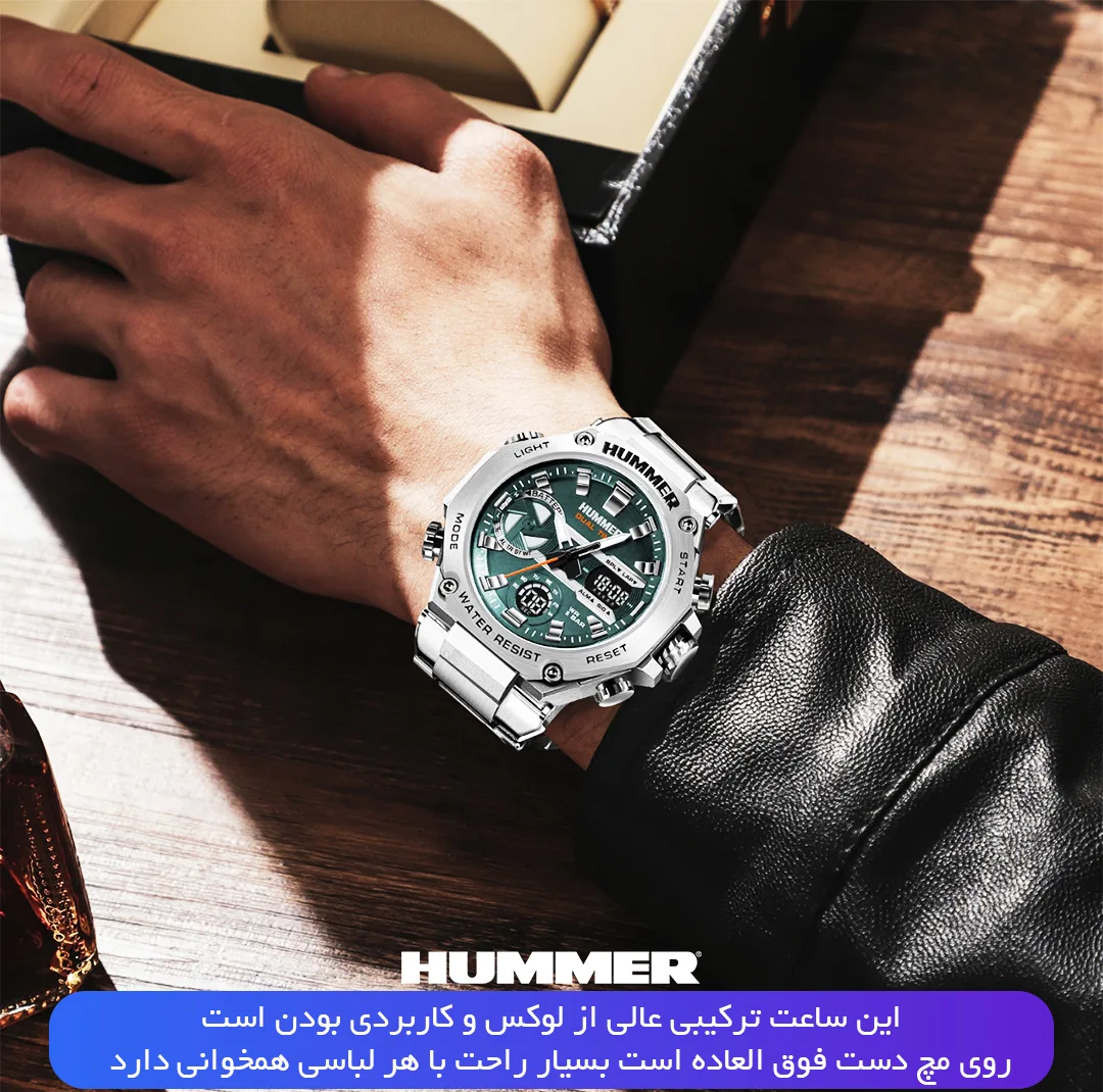 ساعت مچی عقربهای کوارتز مردانه هامر مدل HM1444-C1