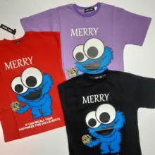 تی‌شرت لانگ آستین کوتاه بچگانه مدل Merry