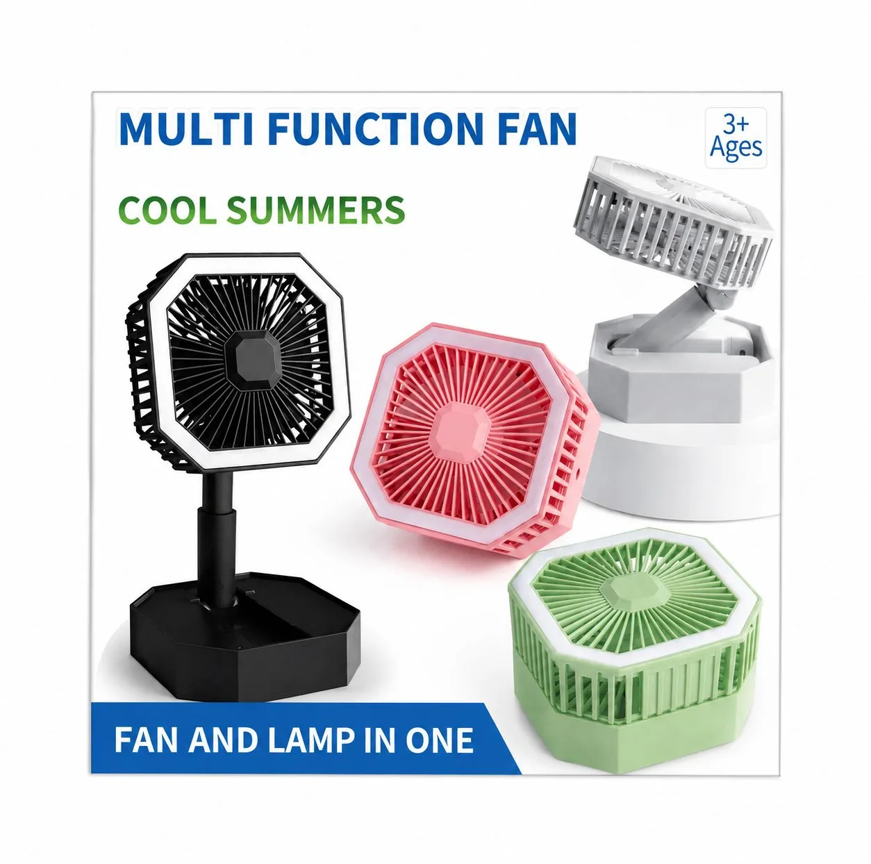 پنکه رومیزی شارژی مدل MV-15W