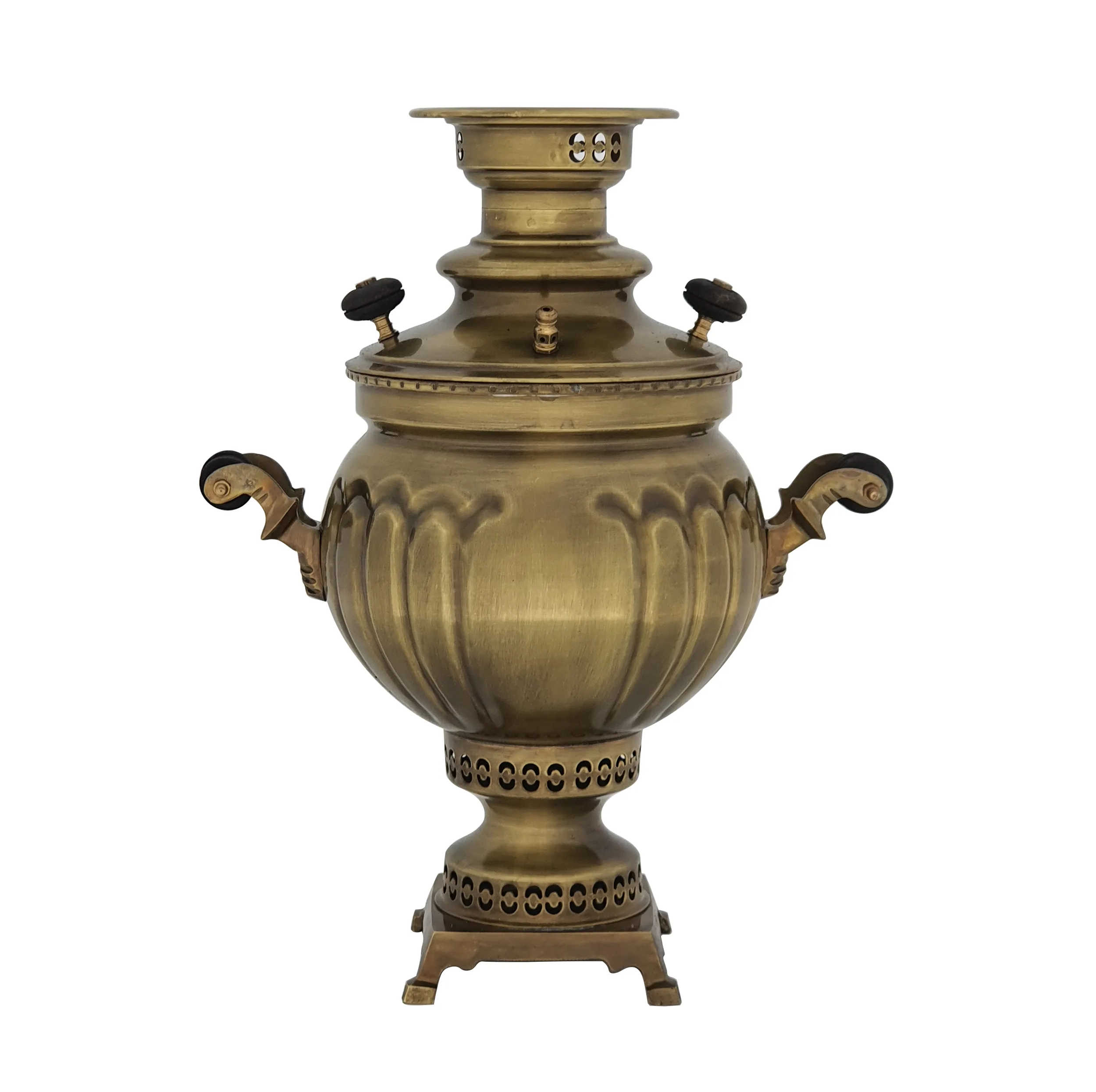 سماور زغالی عبدی مدل صدف گنجایش 5 لیتر