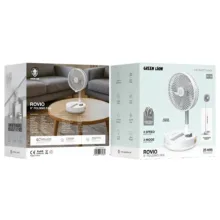پنکه شارژی گرین لاین مدل Rovio 8 Folding Fan