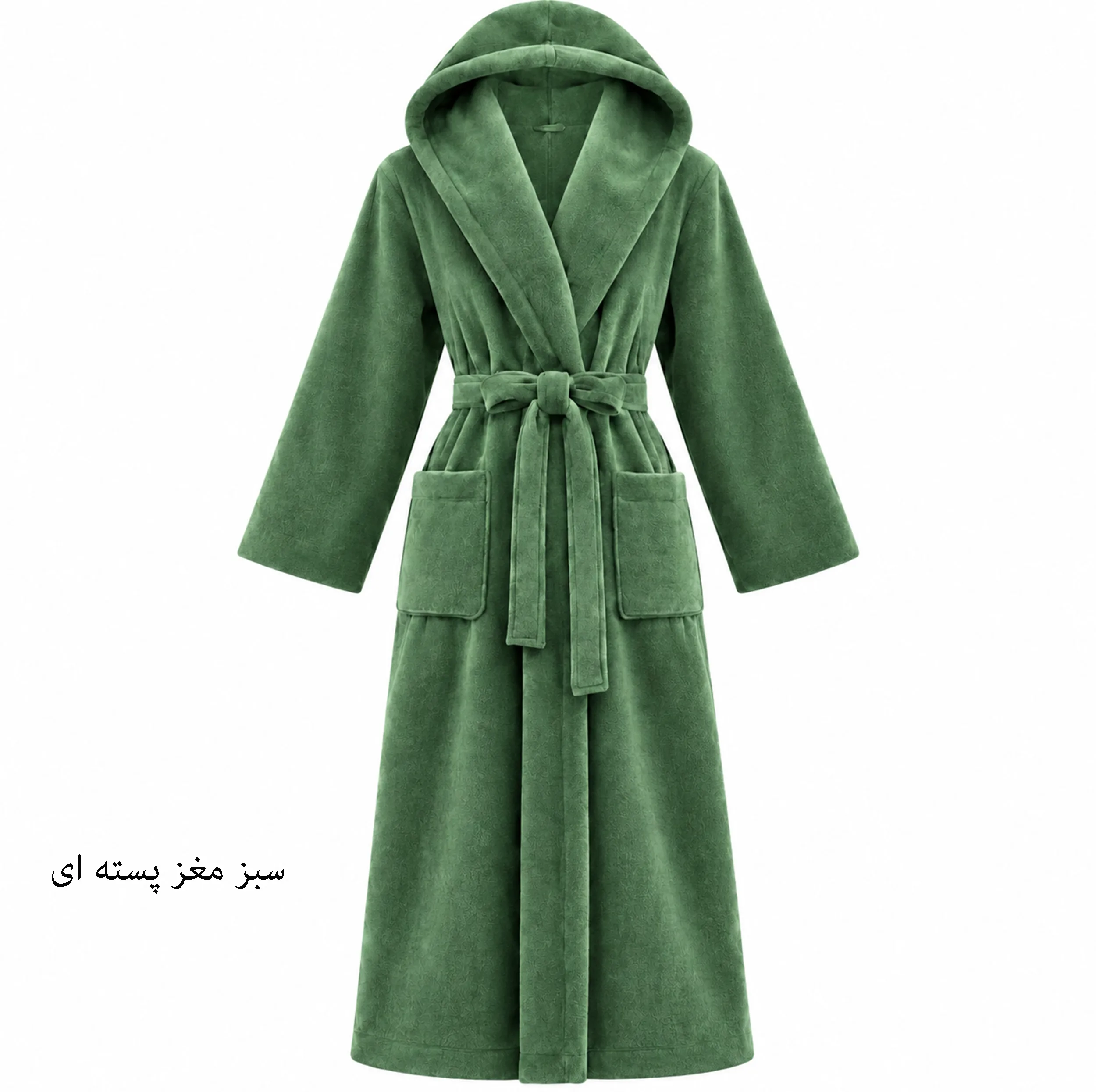 حوله پالتویی هنرمند مدل Classic Plain سایز ۱۲۵ مناسب برای قد ۱۶۰ الی ۱۸۰ سانتی متر