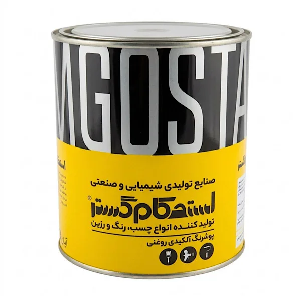 رنگ آبی نیسانی نیم براق استحکام گستر کد ۱۴۸ حجم ۱ لیتر