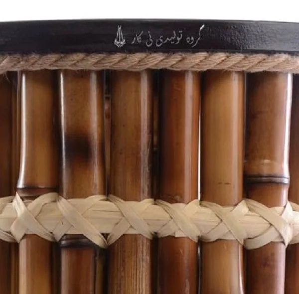 گلدان حصیری مدل بامبو نی کار کد 55