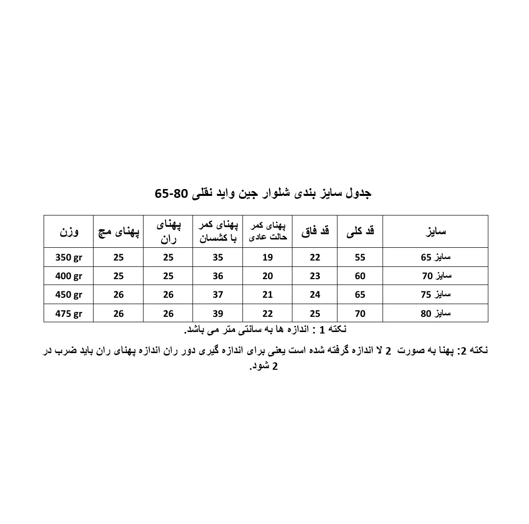 شلوار جین دخترانه واید مدل LS2