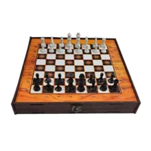بازی فکری منچ و شطرنج مدل 22IN1 کد 2201 مناسب برای 6 سال به بالا