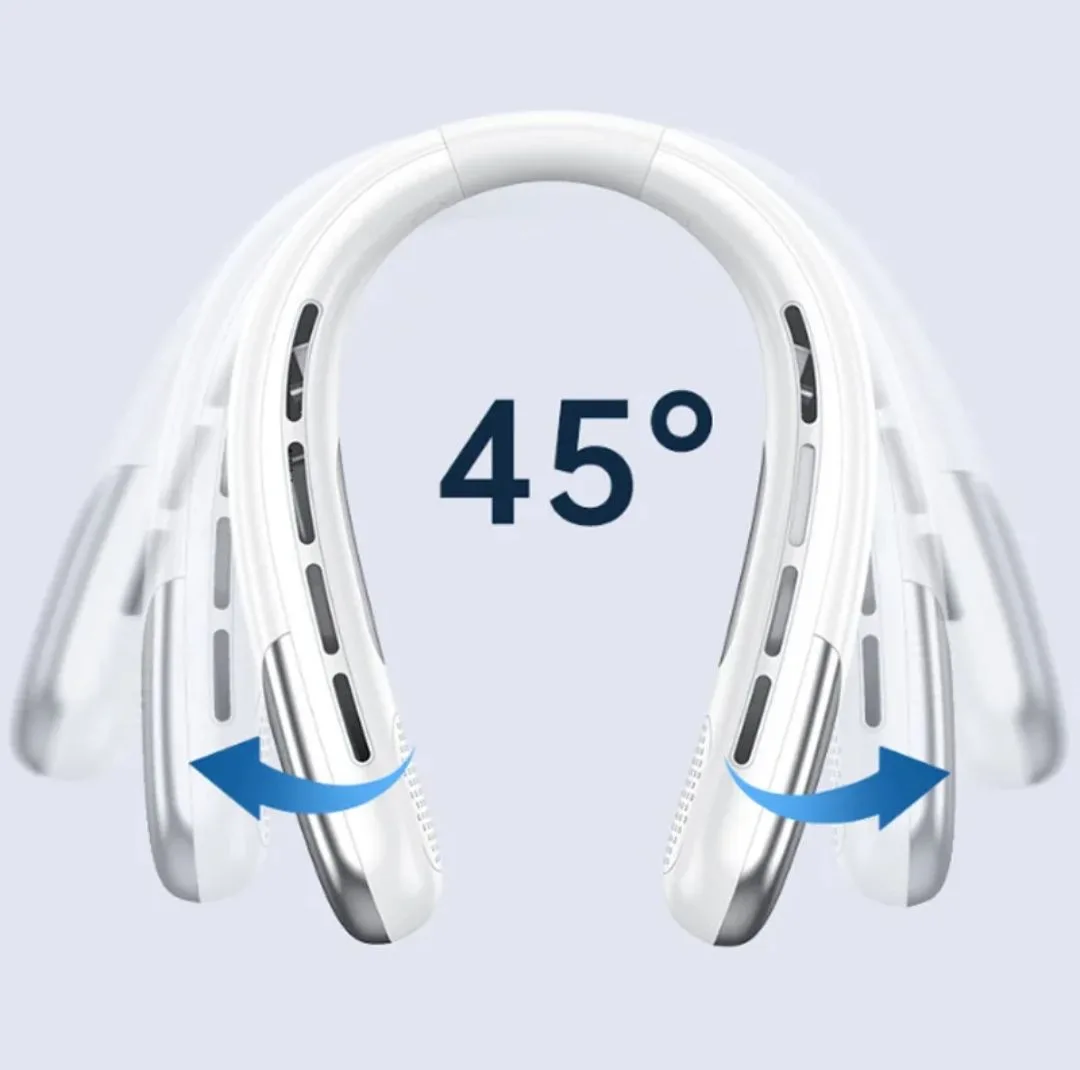پنکه گردنی مدل Neck Cooling Fan 2026 ظرفیت ۴۰۰۰ میلی آمپر ساعت