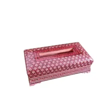 جعبه دستمال کاغذی خاتم کاری کد 7