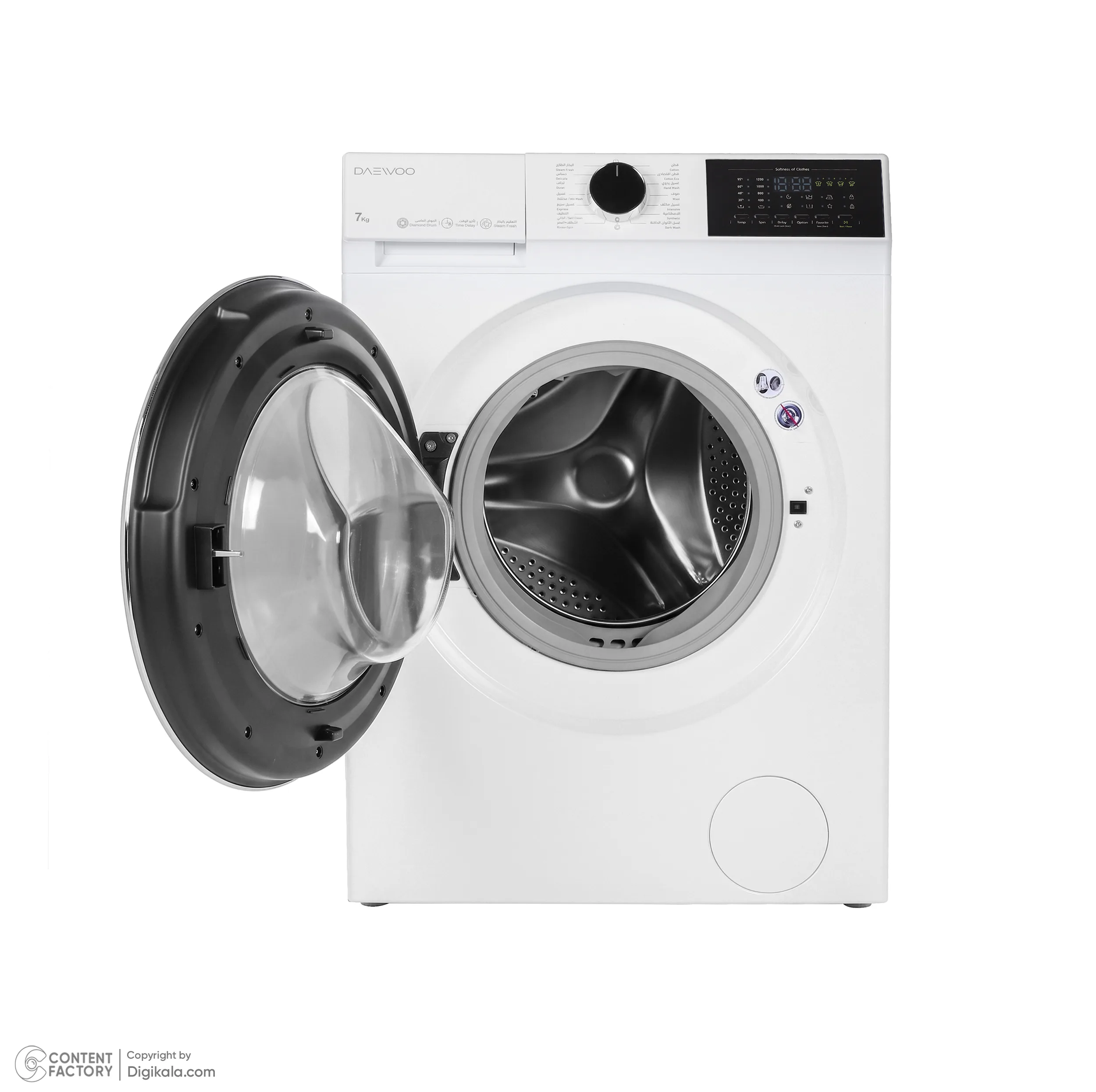 ماشین لباسشویی 7 کیلوگرم اتوماتیک دوو مدل DW-F0792