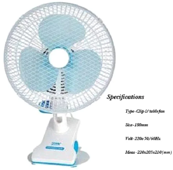 پنکه گیره‌ای مدل MAB.FAN.45