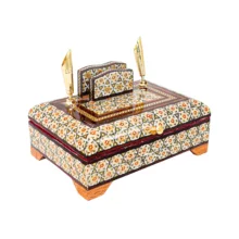 قلمدان خاتم کاری مدل دانشجویی کد 15p11-1f2