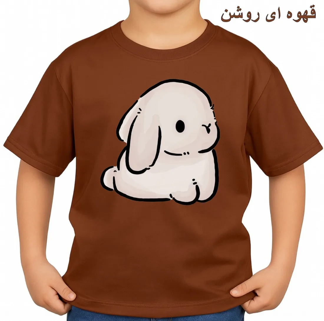 تی‌شرت آستین کوتاه بچگانه مدل خرگوش کد p1