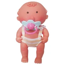 عروسک ناب سل مدل نخودی موزیکال عطری کد BABY FUNNY NO.XMY3040B ارتفاع 18 سانتی متر