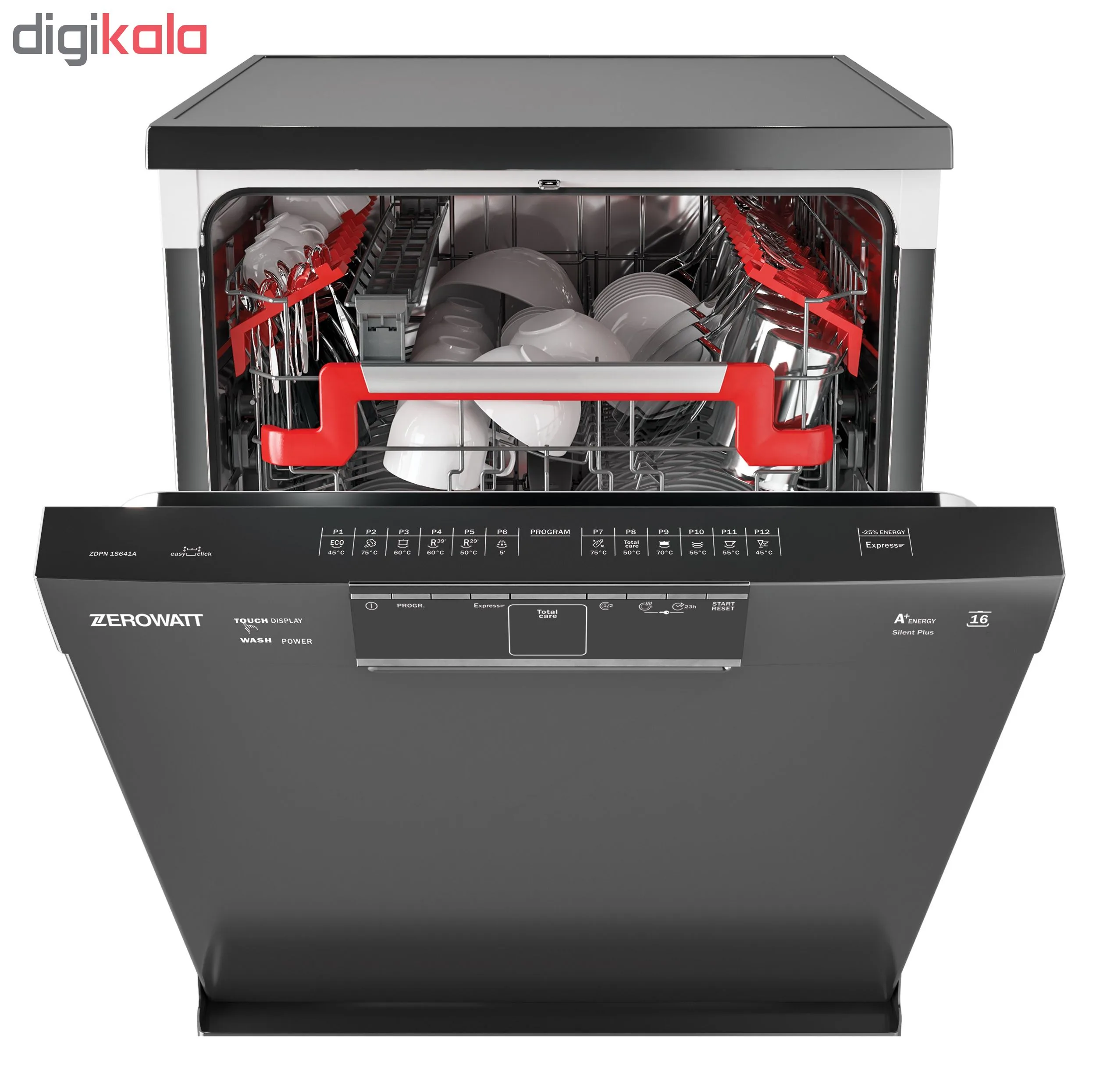 ماشین ظرفشویی 16 نفره زیرووات مدل ZDPN 1S641