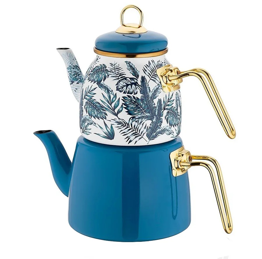 ست کتری و قوری پاچی مدل emaye60