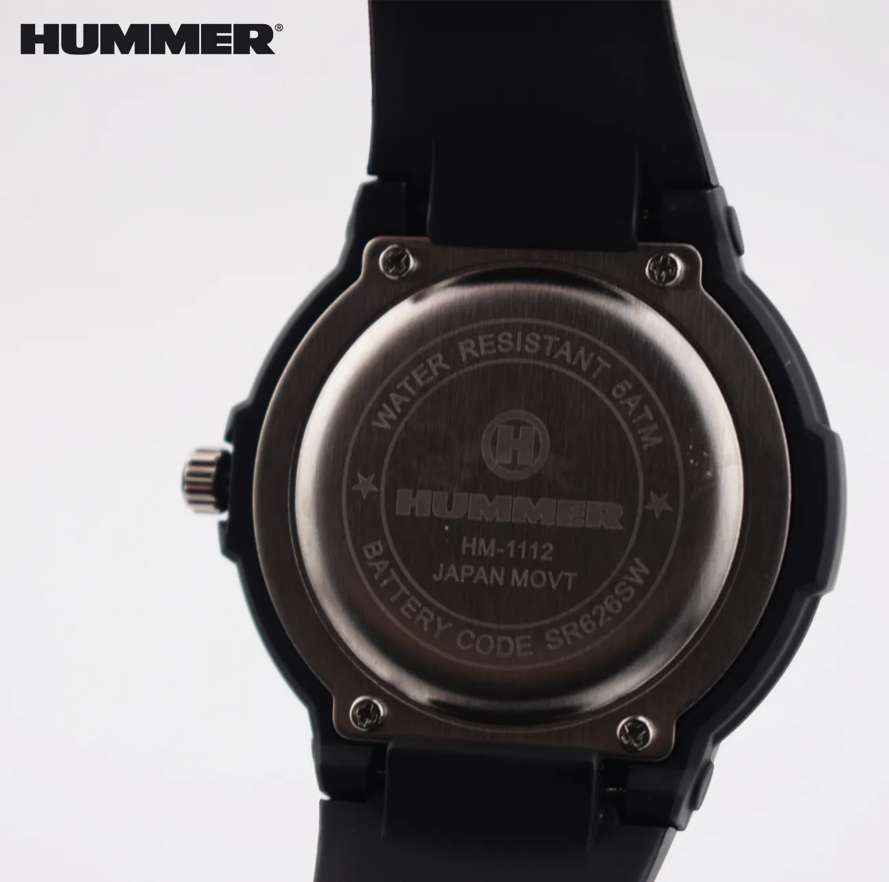ساعت مچی عقربه ای مردانه هامر مدل موتور ژاپن بند PU ضدآب رفرنس HM1112-C2