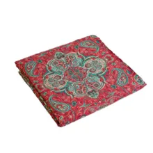 رومیزی ترمه نگین خاتم طرح شاه عباسی یزد کد ya90242106