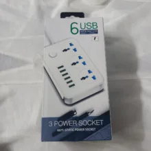چندراهی برق مدل USB 6