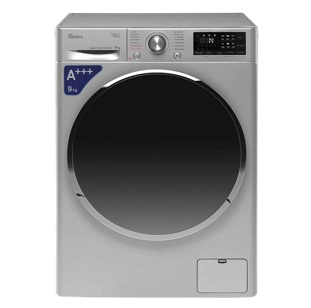 ماشین لباسشویی 9 کیلوگرم اتوماتیک جی پلاس مدل GWM-R909S