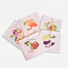 کیسه سبزی مدل میوه بسته 5 عددی