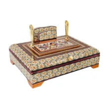 قلمدان خاتم کاری مدل دانشجویی کد Br20p15-2f2