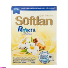 پودر ماشین لباسشویی سافتلن سری Gold Selection مدل Perfect And Shine وزن 500 گرم