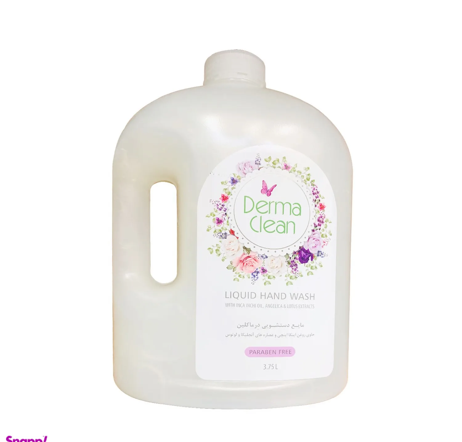 مایع دستشویی درماکلین (Derma Clean) مدل Lotus حجم 3750 میلی لیتر
