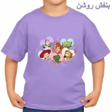 تی‌شرت آستین کوتاه بچگانه مدل انیمیشن ها
