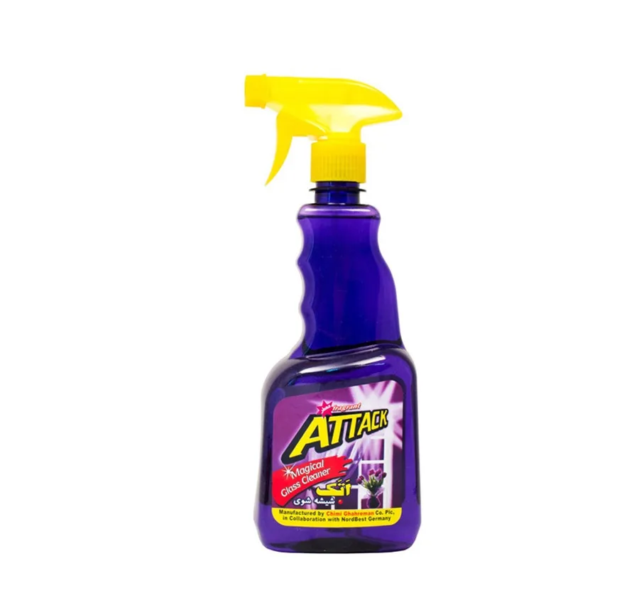 اسپری شیشه پاک کن اتک (Attack) مدل Purple