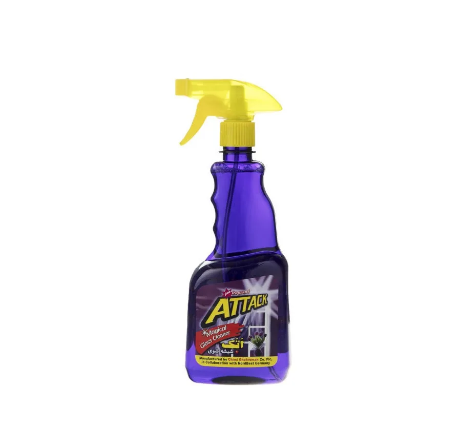 اسپری شیشه پاک کن اتک (Attack) مدل Purple