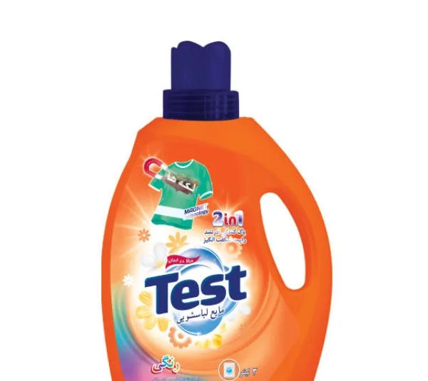 مایع لباسشویی مخصوص لباس رنگی تست (Test) مدل 2in1