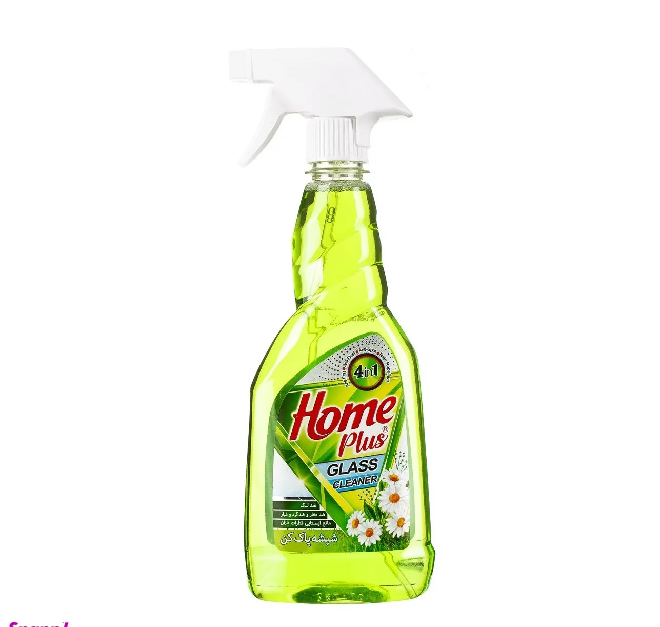 شیشه پاک کن هوم پلاس (Home Plus) مدل Flower حجم 500 میلی لیتر