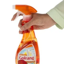 شیشه پاک کن گلرنگ (Golrang) مدل نارنجی حجم 500 میلی لیتر
