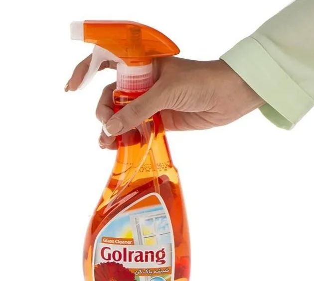 شیشه پاک کن گلرنگ (Golrang) مدل نارنجی حجم 500 میلی لیتر