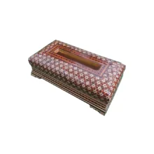 جعبه دستمال کاغذی خاتم کاری کد 7