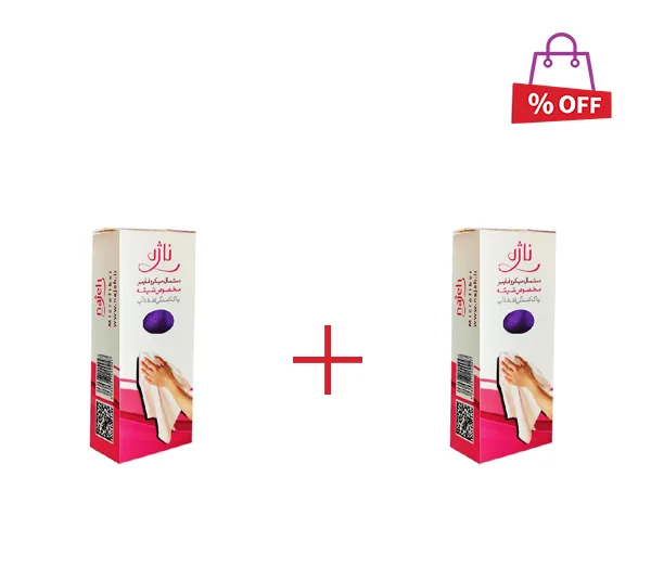 دستمال میکروفایبر ناژه (Naje) مخصوص شیشه مجموعه 2 عددی