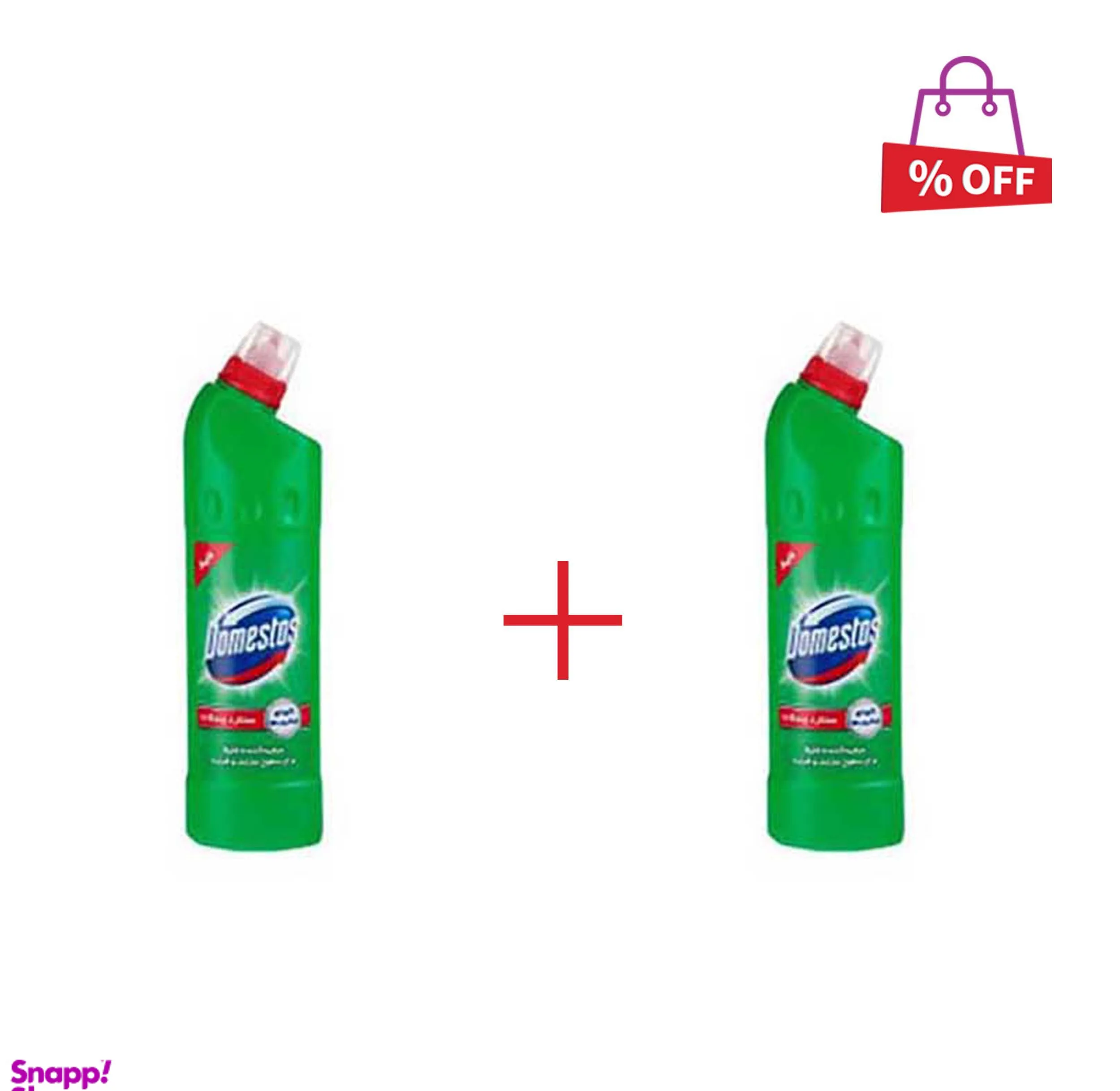 مایع سفیدکننده غلیظ سطوح مدل Mountain Breeze دامستوس (Domestos) 750 میلی‌لیتر مجموعه 2 عددی