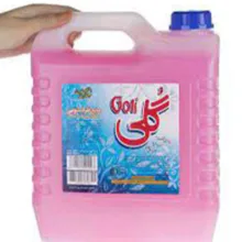مایع ظرفشویی گلی صورتی مقدار 4 کیلوگرمی