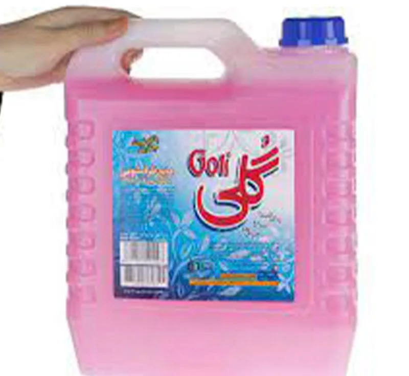 مایع ظرفشویی گلی صورتی مقدار 4 کیلوگرمی
