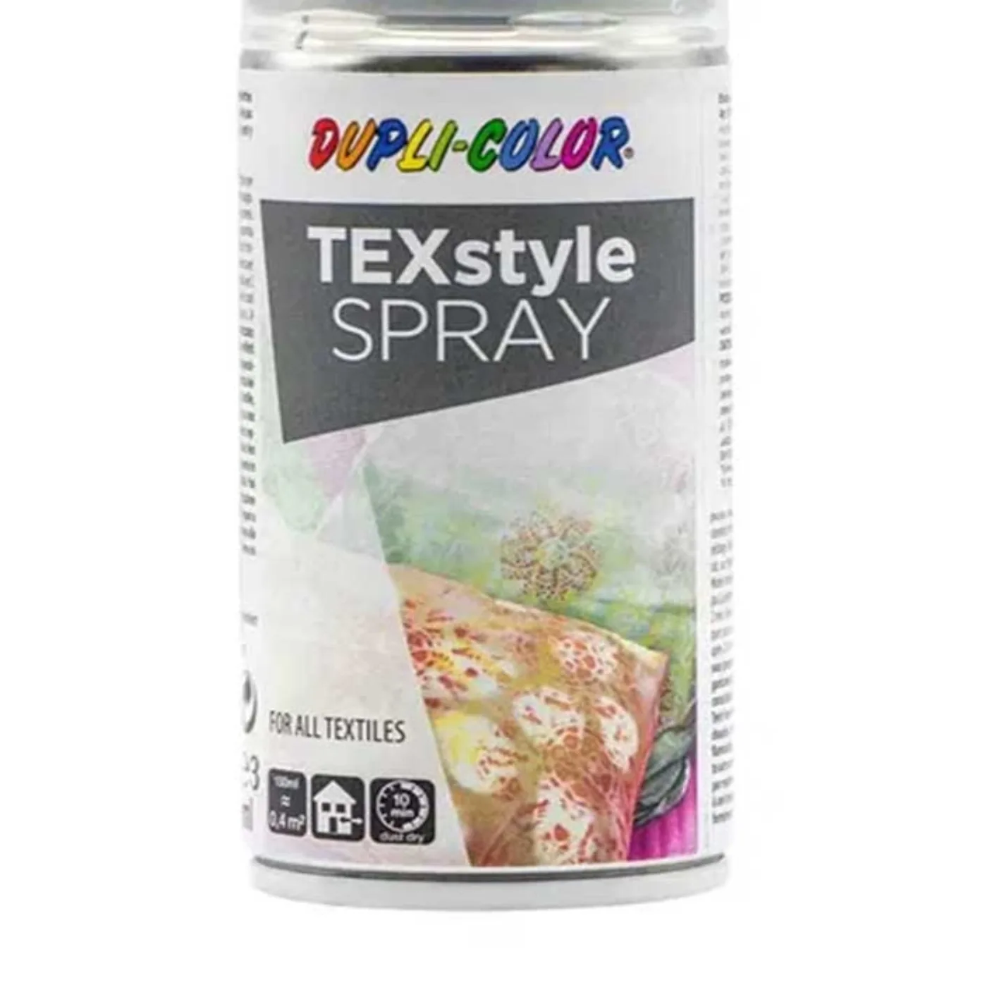 اسپری رنگ پارچه آبی دوپلی کالر مدل TEXstyle حجم 150میلی لیتر