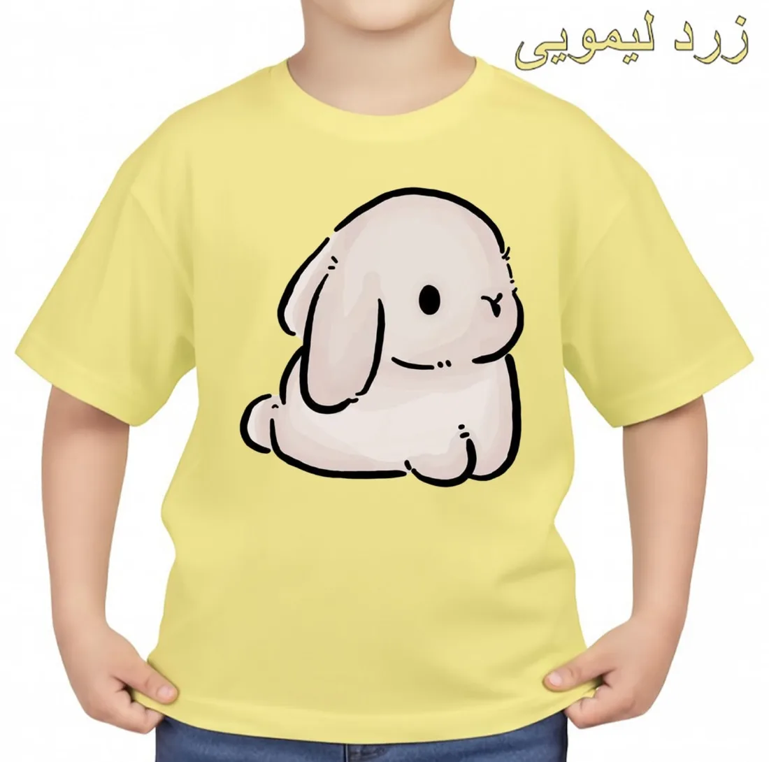 تی‌شرت آستین کوتاه بچگانه مدل خرگوش کد p1