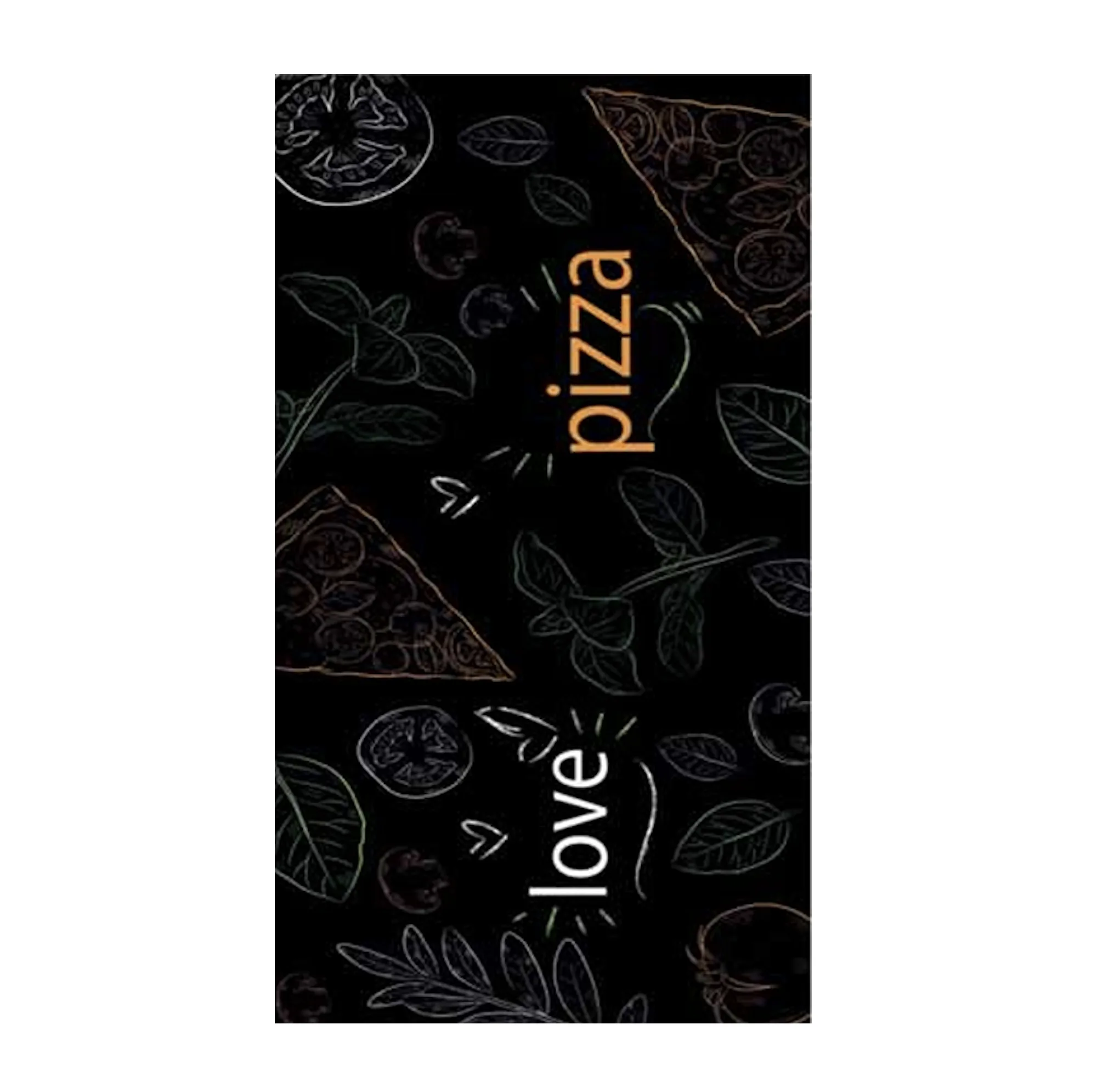 نمگیر کنار سینک طرح لاو پیتزا کد P00023