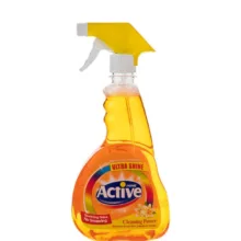 شیشه پاک‌کن اکتیو (Active) مدل گل‌های بهاری حجم 500 میلی لیتر